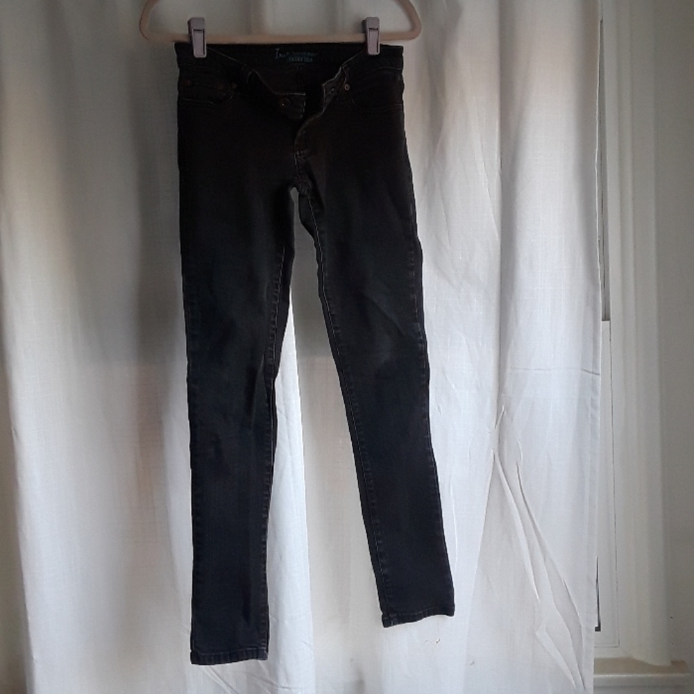 Iris Anchor Blue Black Skinny Jeans